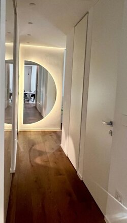 specchio mezzaluna casa privata